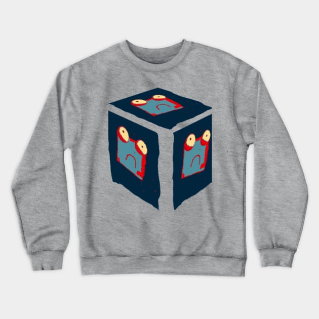 Kero Kube Crewneck Sweatshirt by Danny's Mini Mart